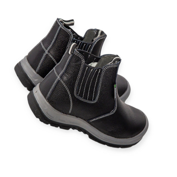 Черевики Pittsburgh захисні без шнурків, р 43 шкіра, композитний піднос, антипрокол. маслобензостій Мукачево - фото 1