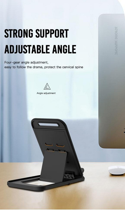 Універсальна підставка для телефону XO C73 Black (7109744) Київ - фото 3