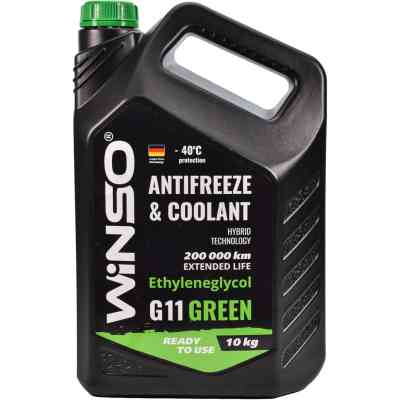 Антифриз WINSO COOLANT WINSO GREEN G11 10kg (881070) Винница