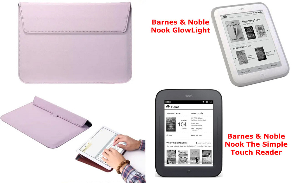 Чехол-конверт VitoCase для Barnes & Noble Nook GlowLight, The Simple Touch Reader, с функцией подставки для Киев - изображение 1