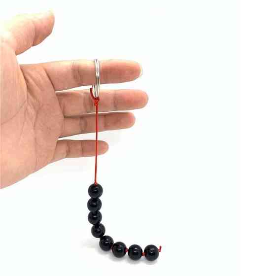 Анальне намисто з чорного загартованого скла — Анальні іграшки Вінниця