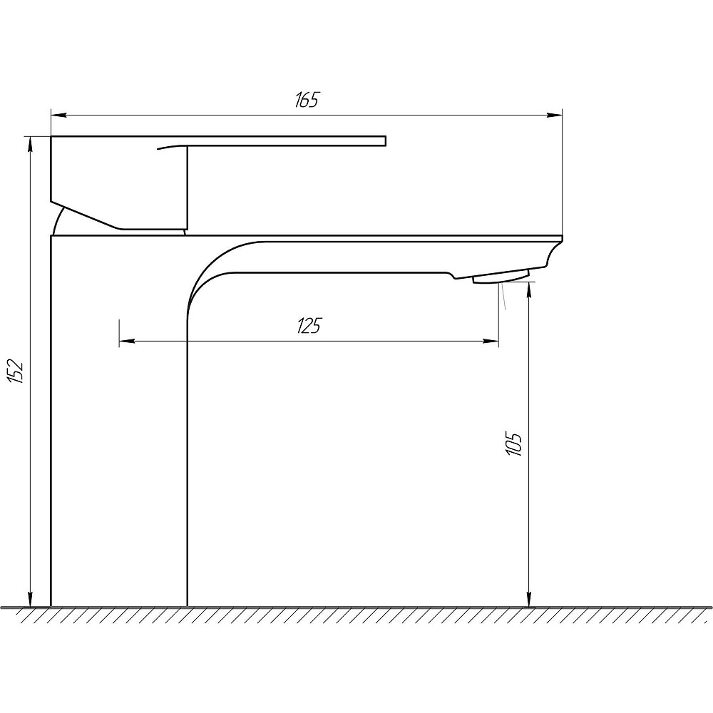 Змішувач для умивальника Globus Lux Niagara GLN-0101 Тернопіль - фото 6