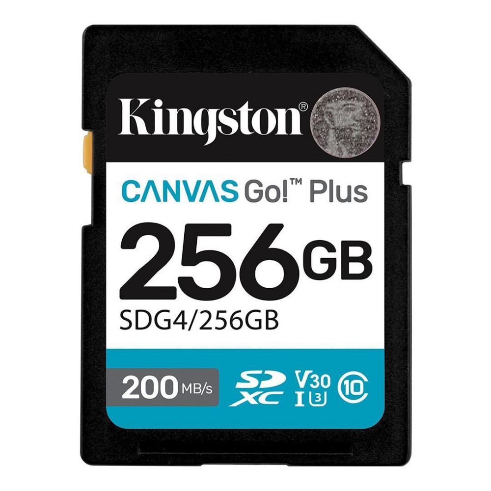 Картка пам'яті SDXC 256 GB UHS-I/U3 Class 10 Kingston Canvas Go! Plus R200/W160MB/s (SDG4/256GB) ( Canvas Go! Plus ) Харків - фото 1