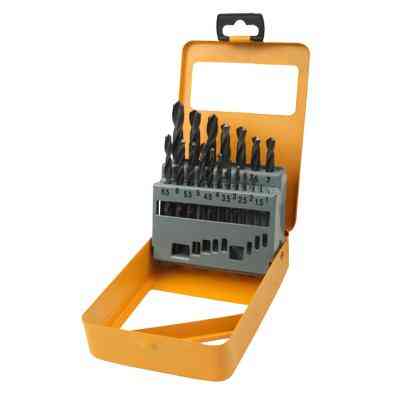 Набор сверл Tolsen по металлу 19шт 1.0-10мм (75081) Винница