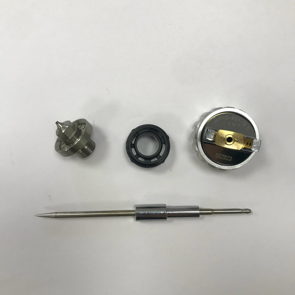 Форсунка 0,8 мм для краскопультів D-951-MINI LVMP ITALCO NS-D-951-MINI-0.8 LM Одеса - фото 2