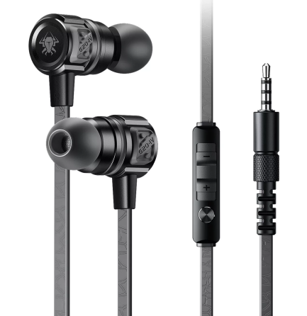 Проводные игровые наушники Plextone G20 с микрофоном для ПК и телефона (Серый) Киев