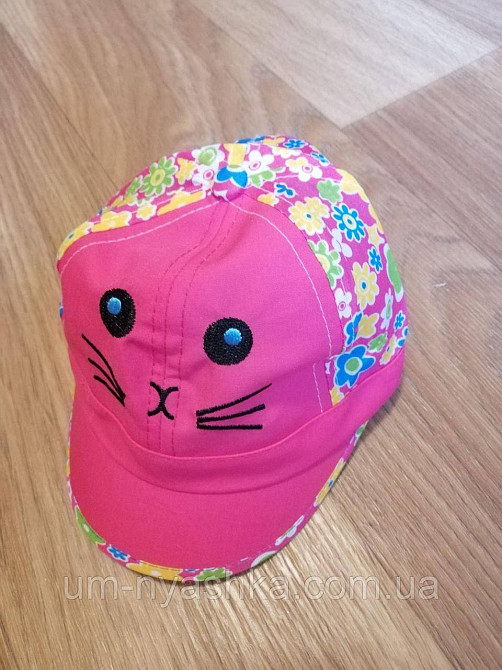 Кепка панамка детская хлопковая кепка с мордочкой зверек Кривой Рог - изображение 5