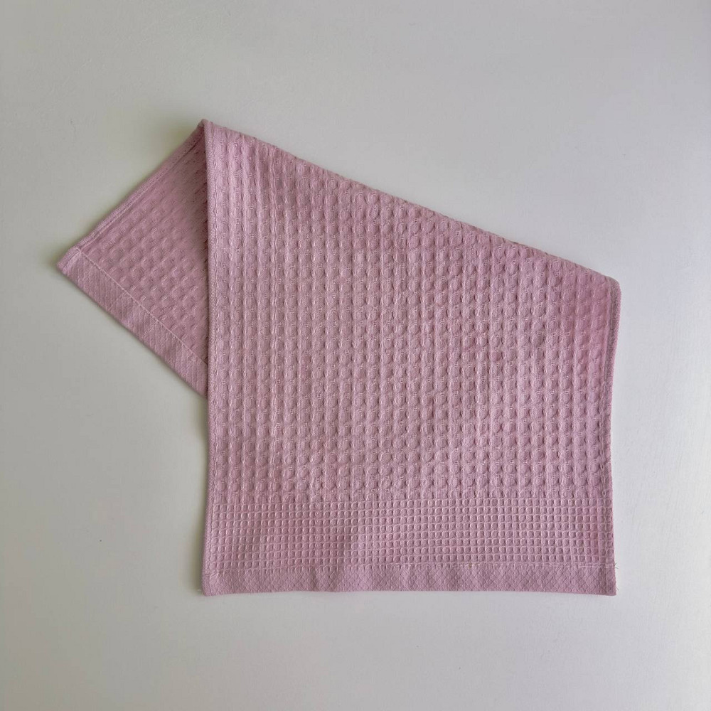 Вафельное полотенце для кухни YouStar 30х50см 220г/м2 (Пудра) Сумы - изображение 1