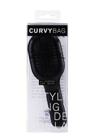 Расческа для волос - Janeke Curvy Bag SP507 NER, черная Славянск