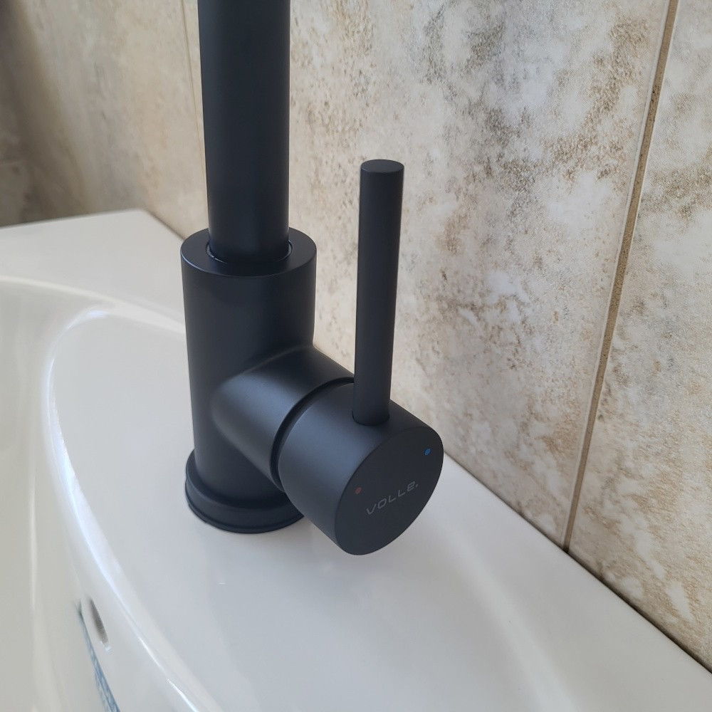 Змішувач для кухні високий VOLLE CRUZE de la noche чорний 1547.110104 Київ - фото 6