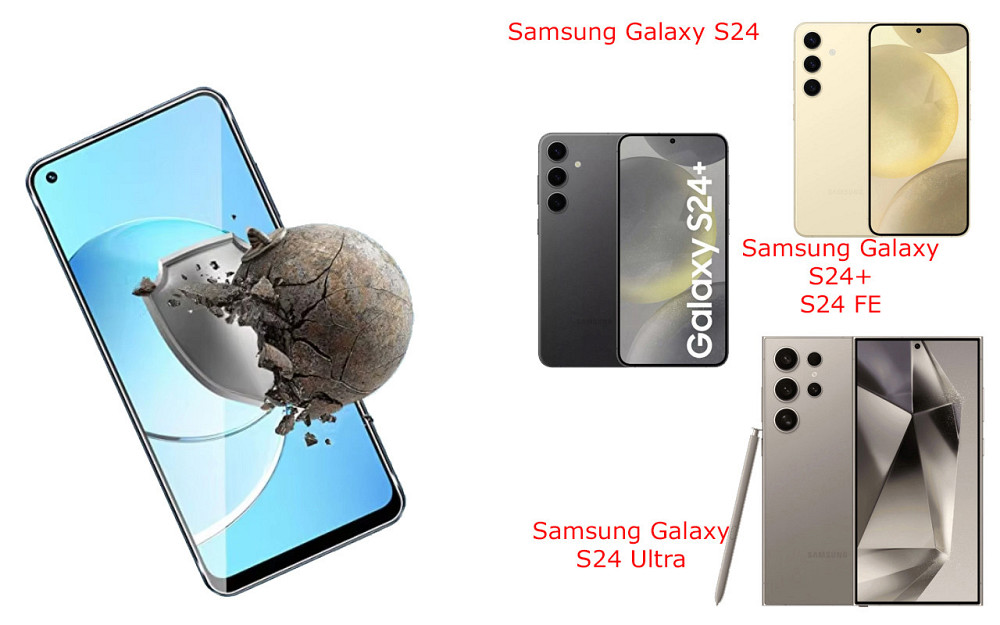 Захисне скло DefenzoGlass для Samsung Galaxy S24, S24+, S24 FE, S24 Ultra – подвійна міцність Київ - фото 2