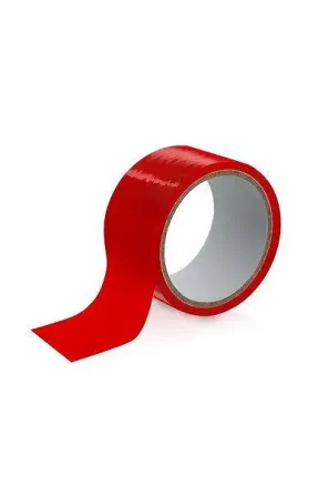 Скотч для бондажа Fetish Tentation Red (15 м), не липне до шкіри і волосків, тільки сам до себе Львів