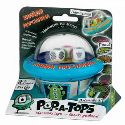 Настільна гра Fun Games Shop Pop-A-Tops: Знайди марсіанина (Pop-A-Tops: Match a Martian) (укр.) (FGS62) Вінниця