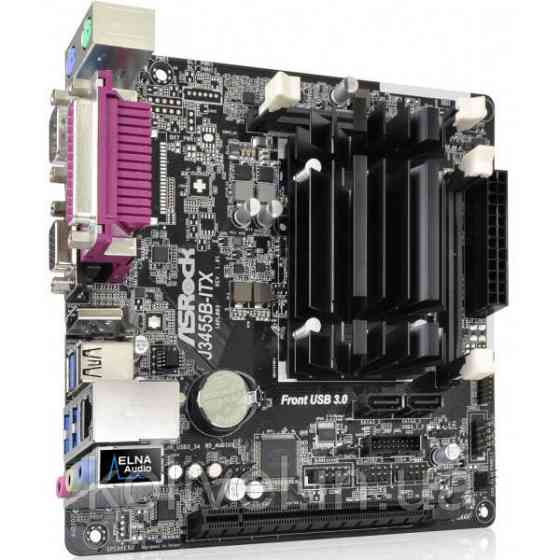 ASRock J3455B-ITX/REF(Intel Quad-Core 2.3GHz, 2xDDR3 SoDIMM, VGA/HDMI, 1*PCIe, 2xSATAIII, mini ITX) Киев