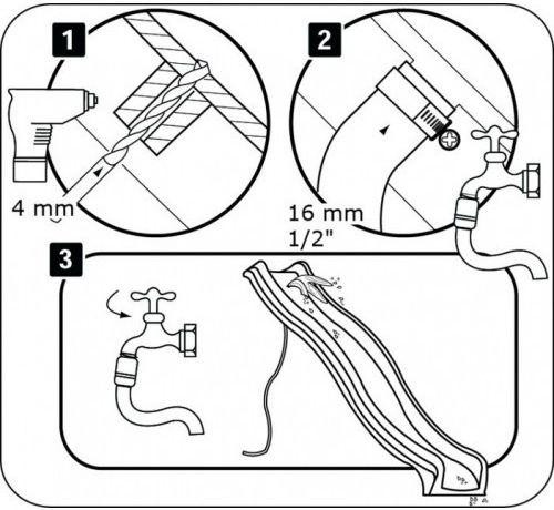 Детская горка пластиковая 3 метра скользкая спуск для детей Киев - изображение 7