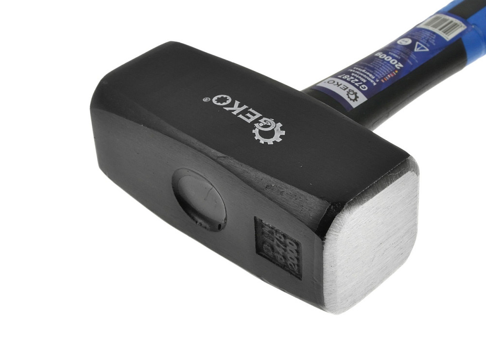 Молот (кувалда) "GeKo" 2,0 кг з ручкою зі скловолокна покритого TPR довжиною  285 мм Киев - изображение 2