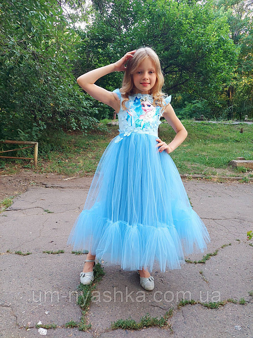 Сукня принцеси Ельзи Фрозен Холодне серце костюм Ельзи Кривий Ріг - фото 7