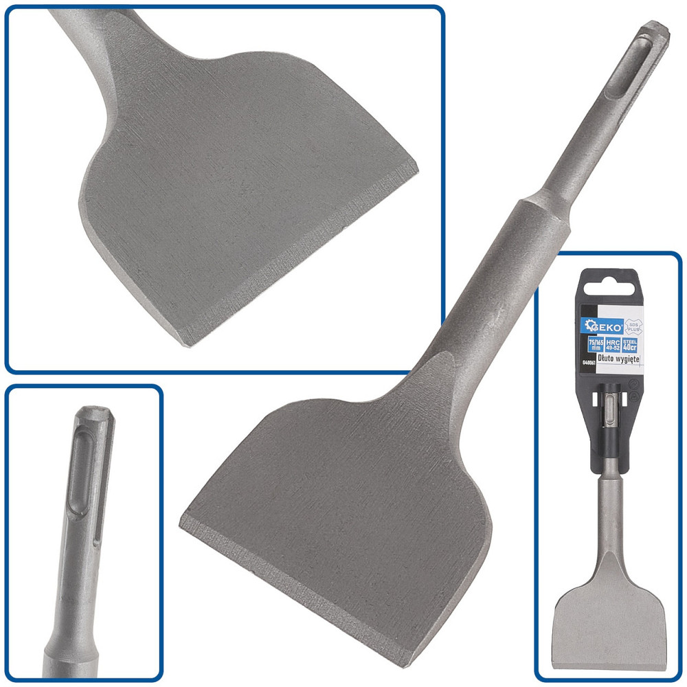 Зубило SDS-plus "GEKO" 75х165х14мм Київ - фото 1