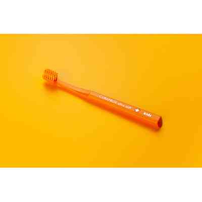 Детская зубная щетка Curaprox CS Kids ультрамягкая d 0.09 мм (4-12 лет) Оранжевый (CS Kids-03) Винница