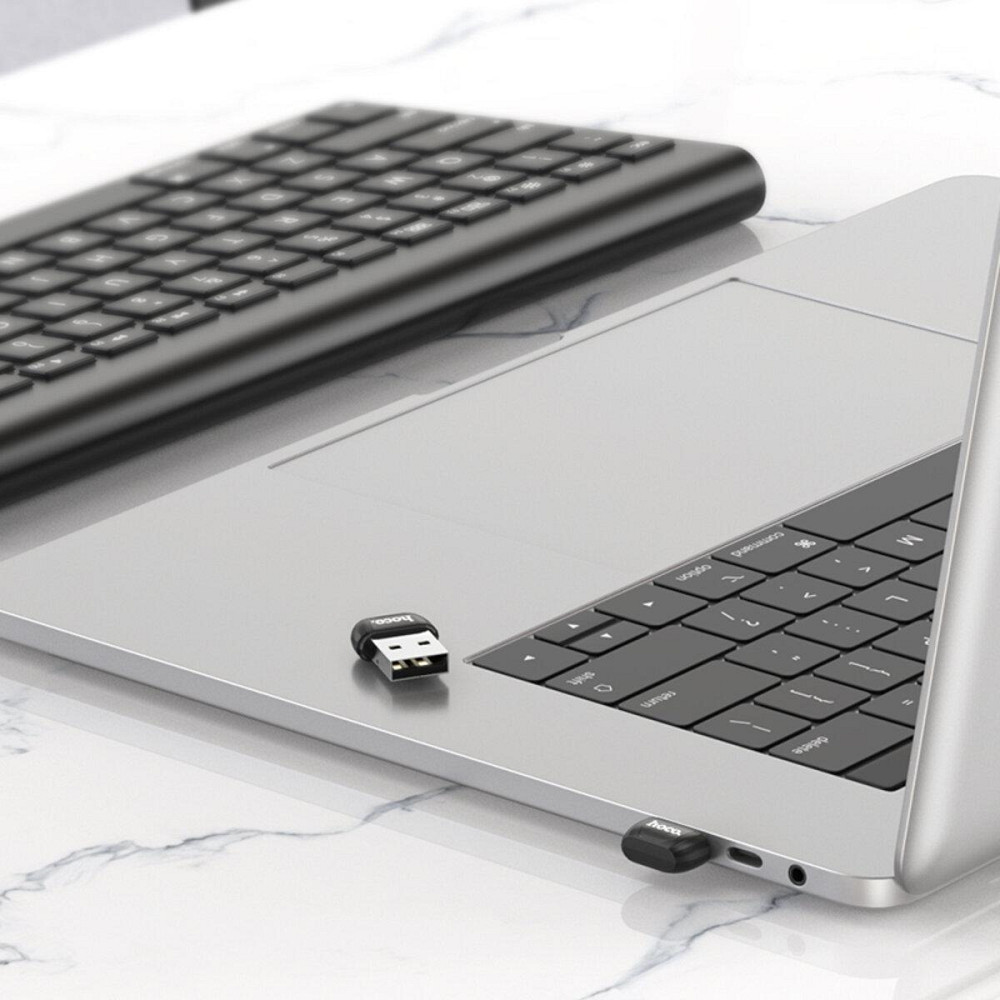 Адаптер USB Bluetooth HOCO UA18 колір чорний 6931474762399 Одеса - фото 7