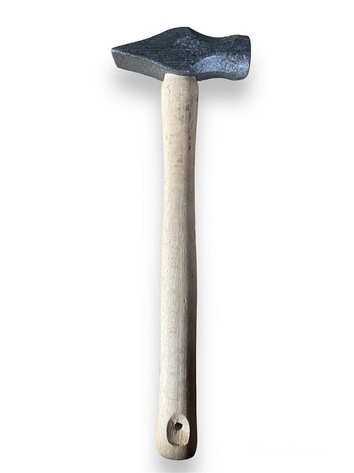 Молоток (D) круглый боек (750г), 45 сталь, порошковая краска (загальна 850г) Харьков - изображение 2