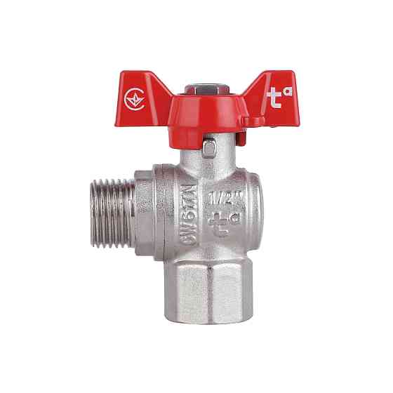 Кран кульовий Thermo Alliance Forte 1/2" ВН для води кутовий (метелик) SF267W15 Київ