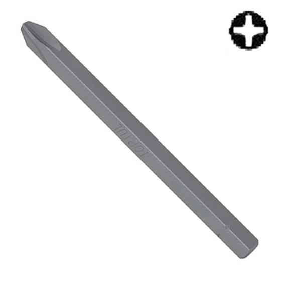 Насадка для ударної викрутки TOPTUL 5/16" L 90 мм PH2 FSBF1002 Чернігів