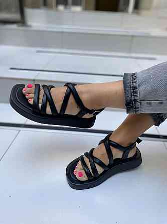 ALVISTA Босоніжки жіночі ALVISTA Б-041 чорні (літо, шкіра натуральна) (5150) Коломия