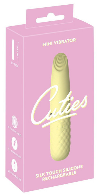 Мінівібратор Cuties з 10 режимами вібрації Sex Aura Київ - фото 1
