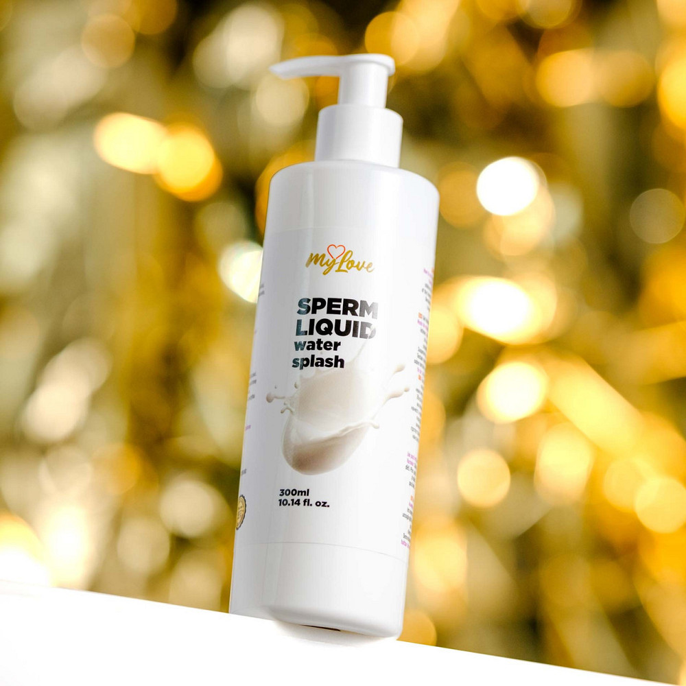 Іінтимний лубрикант MyLove Sperm liquid-water-splash 300 ml Sex Aura Київ - фото 4