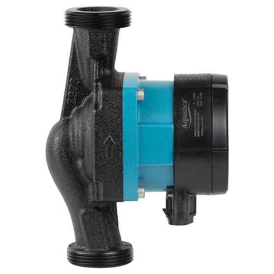 Насос циркуляційний енергозберігаючий 5-25Вт Hmax 4м Qmax 47л/хв Ø1½" 180мм + гайки Ø1" AQUATICA GPA25-4/180 Рівне