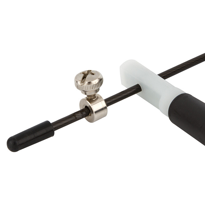Скакалка швидкісна PowerPlay 4202 Ultra Speed Rope Чорна (2,9m.) Каменское - изображение 2