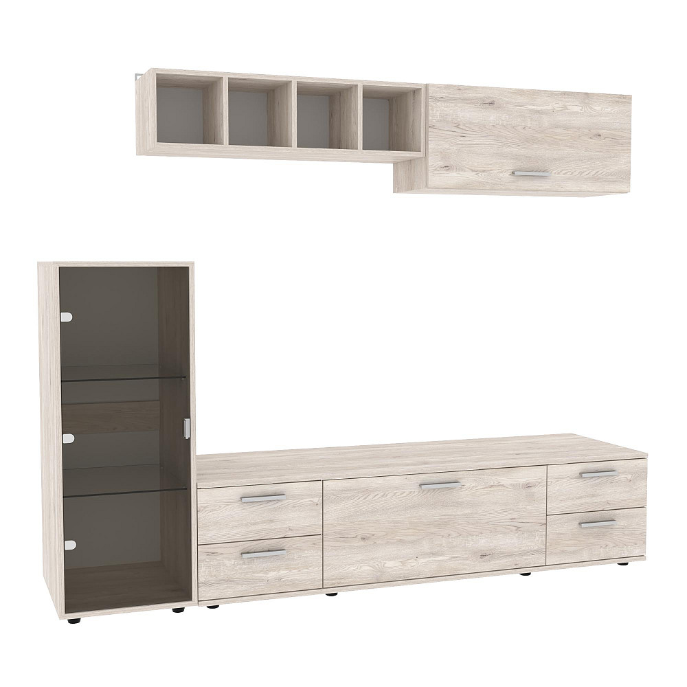 Стінка у вітальню Hugo-3, Самоа Димчастий, 2060х520х1700 Львів - фото 1