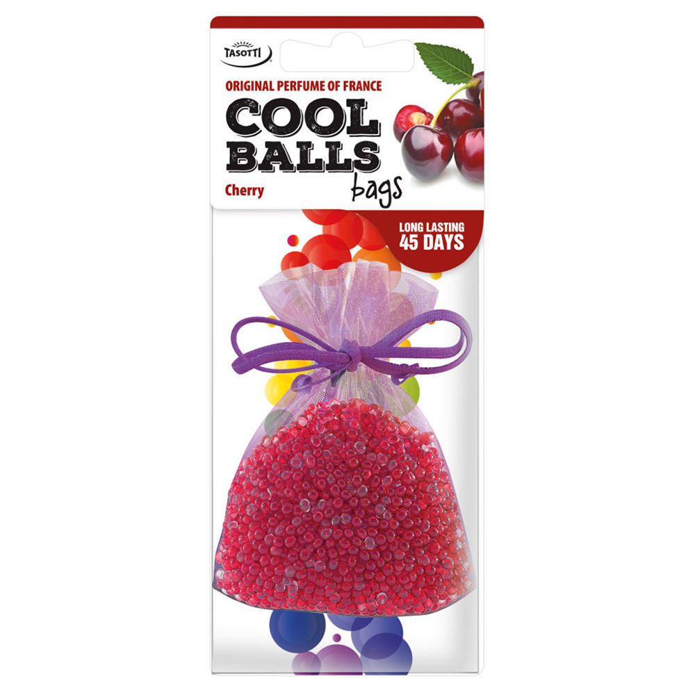 Ароматизатор для авто мішочок "Cool Balls" Cherry (Вишня) 25г Tasotti Київ - фото 1