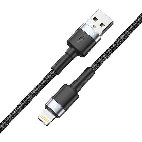 Кабель Brevia USB to Lightning 2,4А 1м, чорний box (53100BULC1) Львів