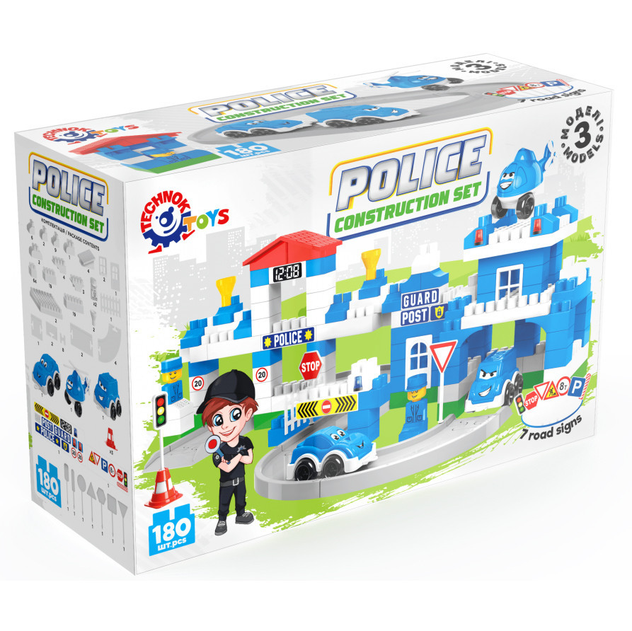 Ігровий набір конструктор "Police" 8447TXK 180 деталей Вінниця - фото 1