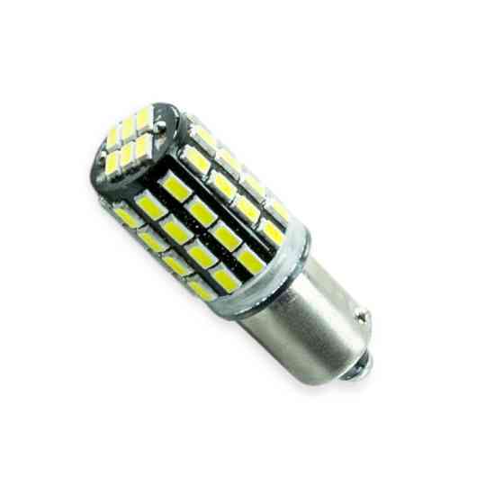 Автолампа світлодіодна А 12-4 лазер. WHITE 54 SMD 3014 м'яка плата драйвер 650Lm Мукачево