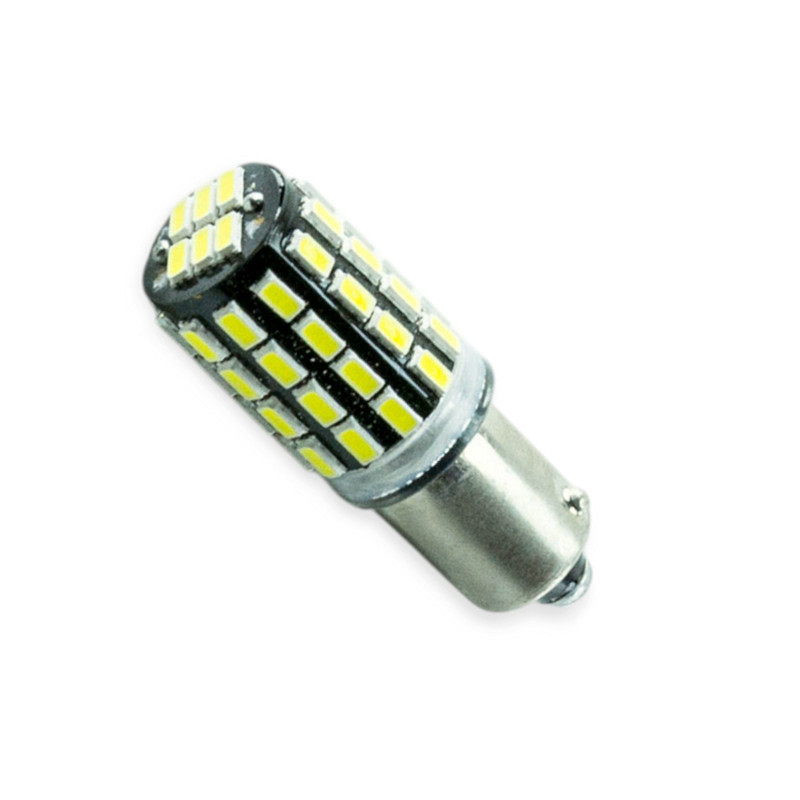 Автолампа світлодіодна А 12-4 лазер. WHITE 54 SMD 3014 м'яка плата драйвер 650Lm Мукачево - фото 1