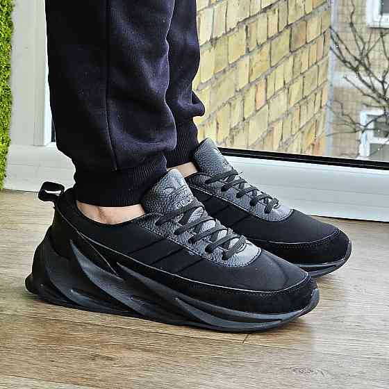 Кроссовки Adidas $harks Мужские Адидас Акулы Черные (размеры: 41,42,43,44,45) Видео Обзор - 34-3 Днепр