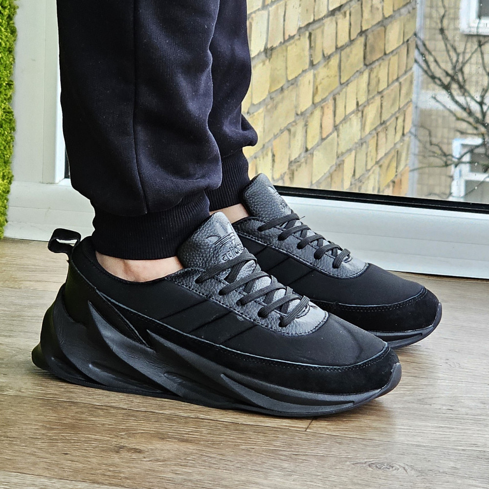 Кроссовки Adidas $harks Мужские Адидас Акулы Черные (размеры: 41,42,43,44,45) Видео Обзор - 34-3 Днепр - изображение 6