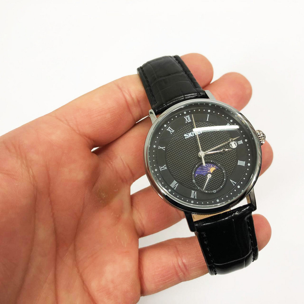 Круті чоловічі годинники SKMEI 9308BKBK, Модні чоловічі годинники круглі, Брендові JQ-349 чоловічі годинники Київ - фото 2