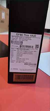 MSI GF65 Thin 10UE-092US - RTX 3060 6gb/ i7-10750h /144herz новий Киев
