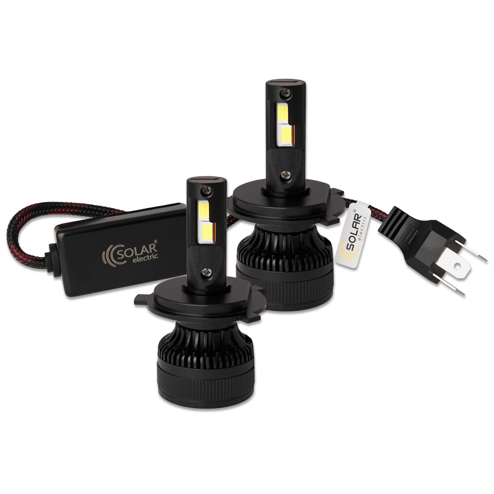 Автолампа Solar LED H4 12/24V 100W 9000Lm 6500K CSP3570 2шт Львів - фото 4