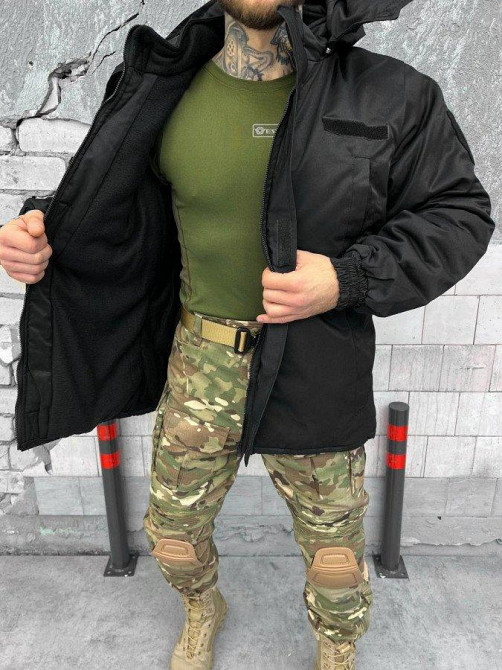 Бушлат чорний чоловічий теплий зимовий XXL Одеса - фото 6