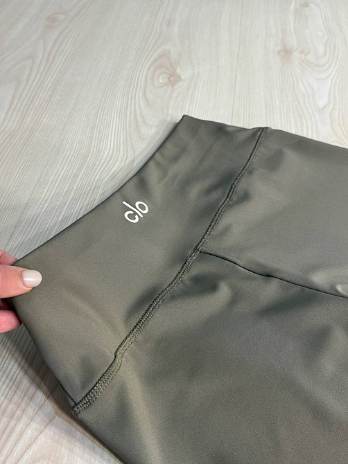 Шорты женские Black Cyclone 2683-2695 велосипедки дайвинг с широким поясом и надписью clo бежевые, бежевый, M Киев - изображение 2