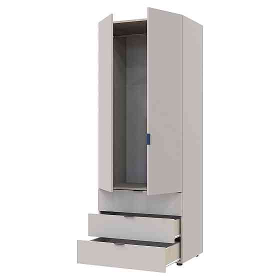 Шкаф распашной для одежды Doros Гелар 77,5х49,5х203,4 см Кашемир (DRS-011237) Львов