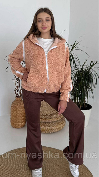 Брюки чорні теплі на велюровій основі р.122-164 Кривий Ріг - фото 5