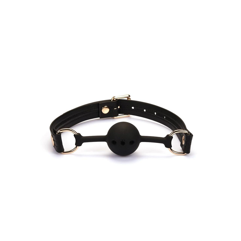 Кляп Liebe Seele Black Organosilicon Ball Gag Sex Aura Киев - изображение 2
