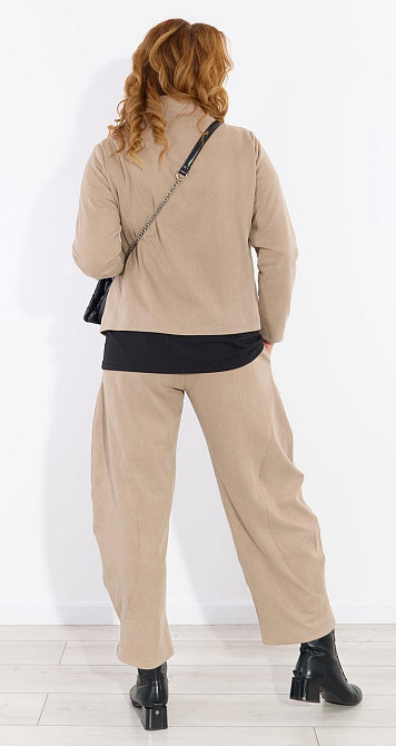 Стильний замшевий костюм зі штанами (48) Київ - фото 5