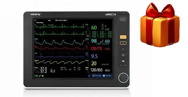 Монітор uMEC12 пацієнта + 2модуля iBP I CO2 Дніпро - фото 1